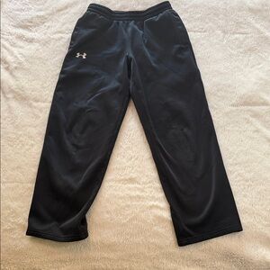 Under Armour Kids Black Jogger Sweatpants with Logo